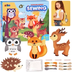 Kreatív filc erdei állatkák készítő szett