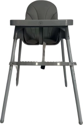 Etetőszék gyerekeknek, szürke