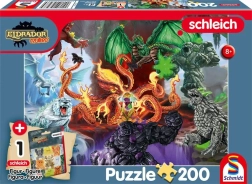 Puzzle Eldrador: gonosz lények 200 darab + SCHLEICH figura