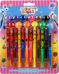 Illatos zselés tollak pomponnal, 12 db