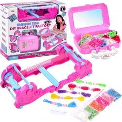 gyerek karkötők gyártására szolgáló gyár gyöngyökkel és hímzőfonallal