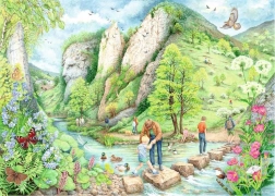 Puzzle Séta Dovedale-ban 1000 darab