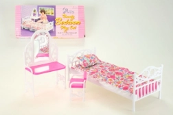 Glorie babaágy és fésülködőasztal