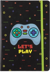 Játékos jegyzetfüzet A5 kemény borítóval 96 lap