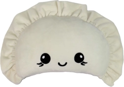 Plüss pierogi 60 cm krémszínű
