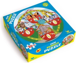 Magellan kerek puzzle Állatok az óriáskeréken