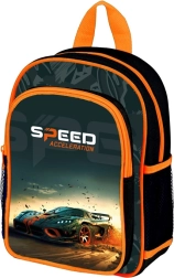 óvodás gyerek hátizsák autó motívummal