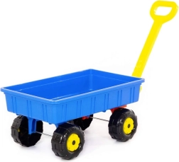 Wader Quality Toys gyermek műanyag kiskocsi kertbe