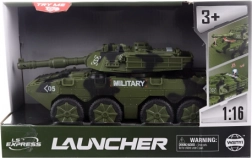 Interaktív játék Tank elemmel gyerekeknek