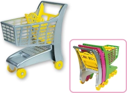 Vásárlókocsi üléssel szürke