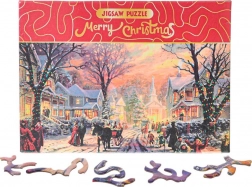 Puzzle Merry Christmas – havas utca 468 darab