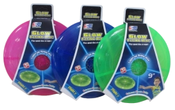 Világító repülő korong 20 cm (színmix)