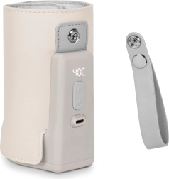 Vezeték nélküli cumisüveg-melegítő LIONELO Thermup Go Plus Beige Sand
