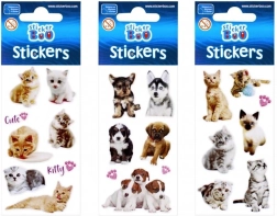 StickerBoo matricák kiskutyákkal és kiscicákkal (3 változat) - 1 db