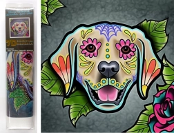 7D gyémántfestés labrador 30 × 30 cm