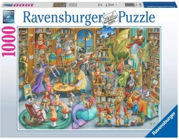 Könyvtár Északi Puzzle Ravensburger Puzzle 2D 1000
