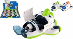 Műanyag űrrepülőgép űrhajóssal lendkerekes meghajtással