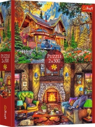 Trefl puzzle Kirándulás a hegyekbe 2×500 darab