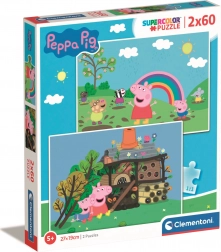 Puzzle Peppa malac 2x60 darab