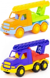 Műanyag tűzoltóautó kihúzható létrával