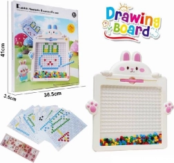 Mágneses tábla nyuszi 36 cm