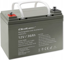 AGM akkumulátor 12 V 36 Ah, max. 540 A – QOLTEC