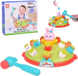 Kalapálj kalapáccsal - játék répákkal és nyuszival