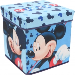 Cozy Noxxiez tárolódoboz és puff MICKEY MOUSE 30×30×30 cm