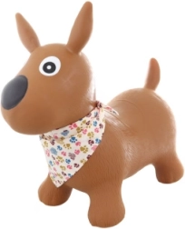 Ugráló kutyus kendővel