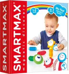 SmartMax mágneses építőkészlet az érzékek fejlesztésére - 8 darab