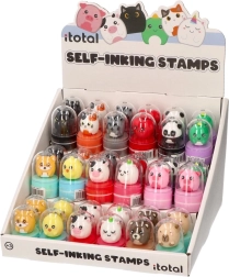 Aranyos állatos bélyegző – panda és kapibara