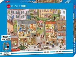 HEYE puzzle Seek & Find: Városi házak, 1000 darabos