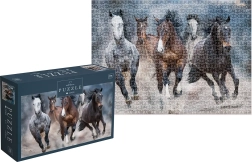 Puzzle Vadlovak: vágtázó lovak 1000 darab