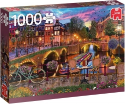 JUMBO puzzle: Amszterdam vízi csatornái – 1000 darab