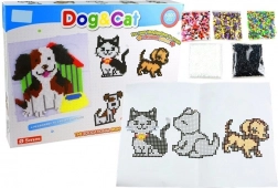 Vasalható gyöngy készlet kutya és macska 6000 db