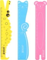 Állat alakú vonalzó 15 cm