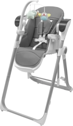 Új Baby Smart 2 az 1-ben etetőszék és hinta, szürke