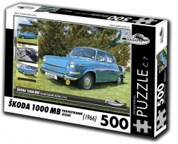 Puzzle RETRO-AUTA Škoda 1000 MB 1966 – 500 darab