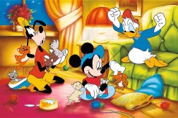 Trefl Puzzle Disney: Mickey Mouse és barátai 600 darabos