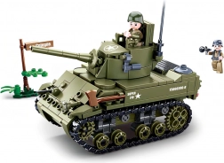 Sluban Army WW2 kis szövetséges tank – építőkészlet