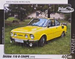 Gyermek puzzle Škoda 110 R Coupé 1974 – 40 darab