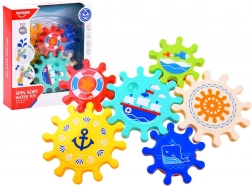 Színes fogaskerekek vízhez