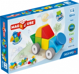 Geomag Magicube autó – mágneses építőkészlet 13 darabbal