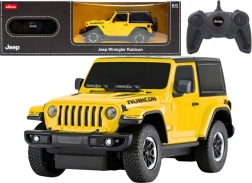 R/C Autó Jeep Wrangler JL Rubicon sárga 1:24