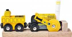 Bigjigs Rail fa replika Rocket mozdony 2 sínnel