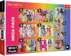 Trefl puzzle Rainbow High mega csomag 10 az 1-ben