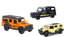 Fém terepjáró visszahúzós 11 cm