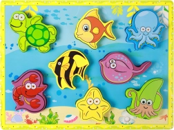 Fa beillesztő puzzle – tenger alatti világ