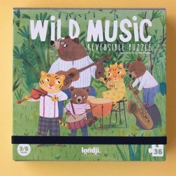 Londji zsebpuzzle Erdei zenekar 36 darabos