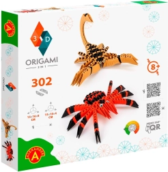 Alexander Origami 3D – készlet 2 az 1-ben: pók és skorpió